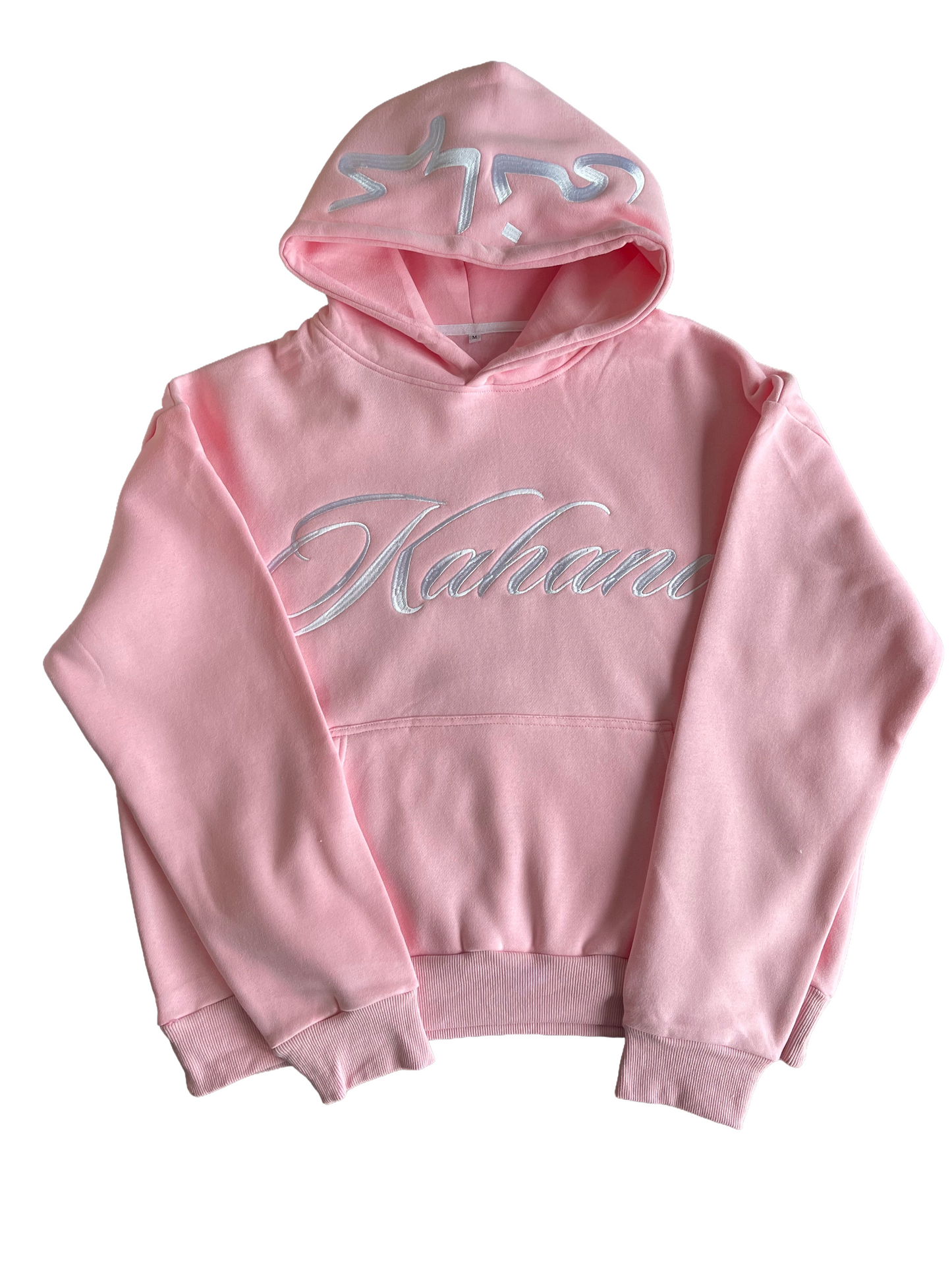 Kahani Essential Script Logo Hoodie - ROOH AFZAH PINK