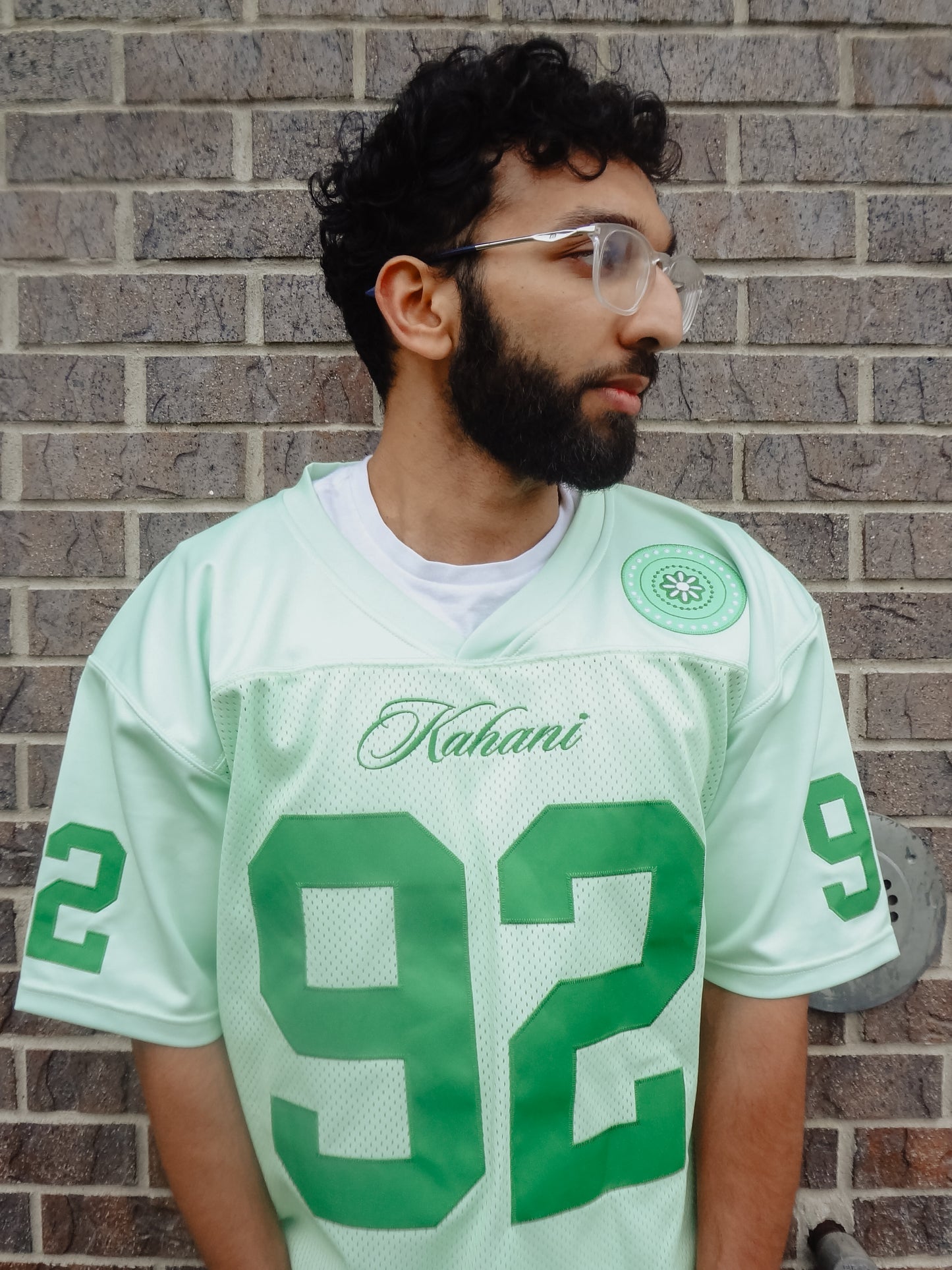 Kahani Henna Patch Jersey - GREEN